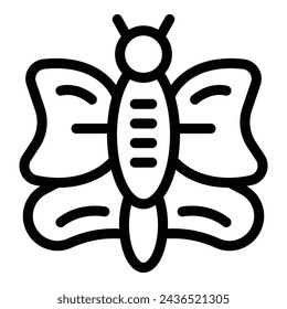 Butterfly metamorphosis icon outline vector. Cocoon cycle life. Insect cocooning stage