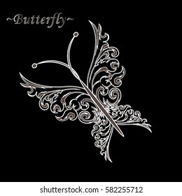 Butterfly monograms, popular for decoration