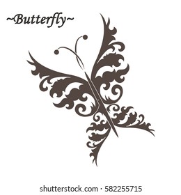 Butterfly monograms, popular for decoration