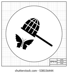 Butterfly and butterfly net