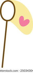 Butterfly Net Icon Vector Illustration