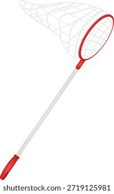 Butterfly net isolated. vector illustration