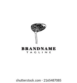butterfly net logo cartoon icon design template black modern vector illustration