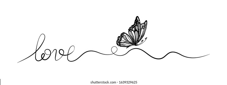 4,408 Continuous line butterfly Images, Stock Photos & Vectors ...