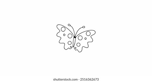 butterfly outline design for kids printable coloring book