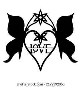 butterfly outline drawing for kids