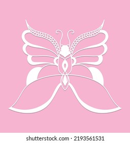 butterfly outline drawing for kids