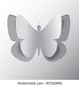 Butterfly paper blend shadow cardboard