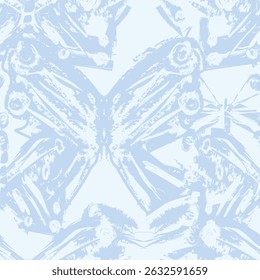 Butterfly Pastels Abstract Brush strokes pattern design for fashion textiles, graphics and crafts