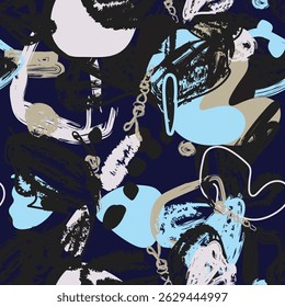 Butterfly Pastels Abstract pattern design for fashion textiles, graphics and crafts