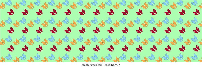 butterfly pattern on a light background,