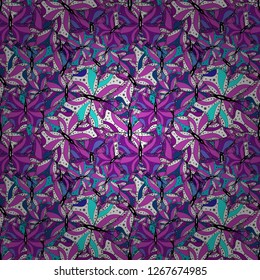 Butterfly pattern. Scribble, sketch, doodle. Vector. Abstract seamless pattern for wallpaper, clothes, boys, girls.