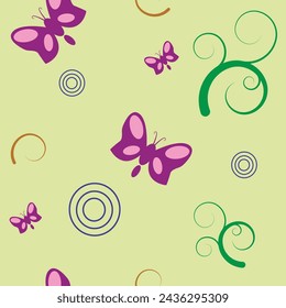 Butterfly pattern. Seamless pattern with butterfly. Summer pattern for printing
