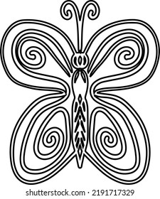 Butterfly pattern simple drawing pattern