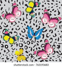 butterfly pattern in vector
