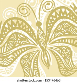 Butterfly pattern vector illustration