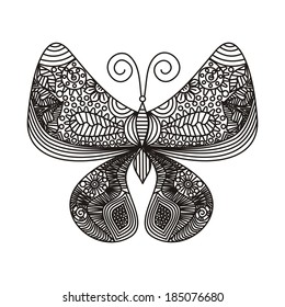 Butterfly pattern vector illustration