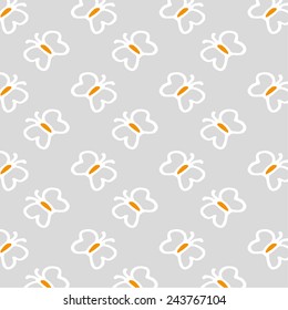 Butterfly pattern. Vector illustration