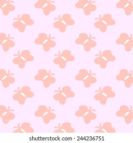 Butterfly pattern. Vector illustration