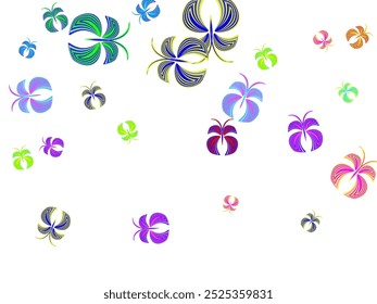 Butterfly pattern. Vector seamless background.  Virtual surreal nature background.