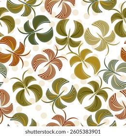 Butterfly pattern. Vector seamless background.  Virtual surreal nature background.