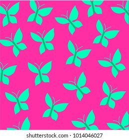 Butterfly patterns. Vector illustration