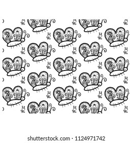 butterfly patterns Vector, Zen tangle stylized cartoon, Hand drawn sketch for adult coloring page, T-shirt emblem, logo or tattoo with doodle.