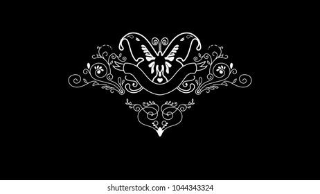 Butterfly, patterns, wedding titles