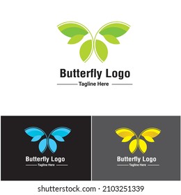 Butterfly  Pictorial logo  for Ladies product selling  Shop with Catchy Color for all kinds of digital print, Tatto, banner, poster, flyer, magazine, Id card, Business card 
