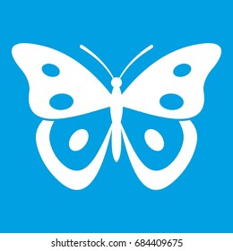Butterfly pierid icon white