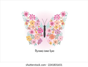 butterfly pink creative decorativ vector