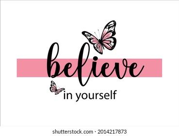butterfly and positive vectoral design