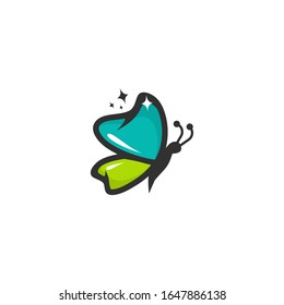 Butterfly Premium Logo Design Vector