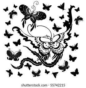 butterfly print