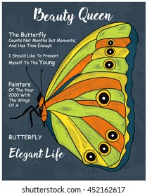 butterfly print graphic for t shirt and tee