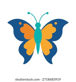 Borboleta representando a imaginação e a maravilha adequada para a arte da fantasia da marca da narrativa criativa e visuais imaginativos