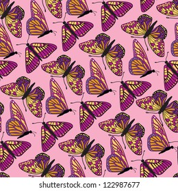 butterfly seamless background