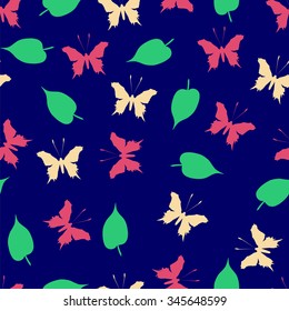 Butterfly seamless background
