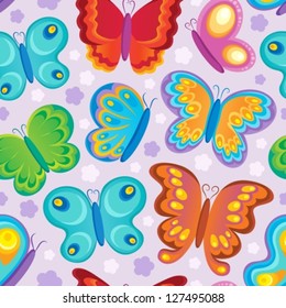 Fondo transparente de mariposa 3 - ilustración vectorial.