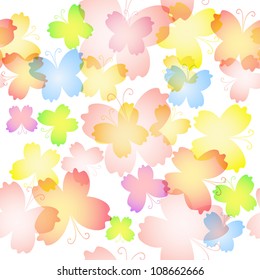 Butterfly seamless paattern