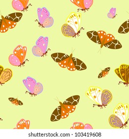 Butterfly - seamless pattern