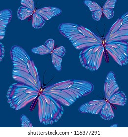 butterfly seamless pattern