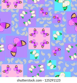 Butterfly - seamless pattern