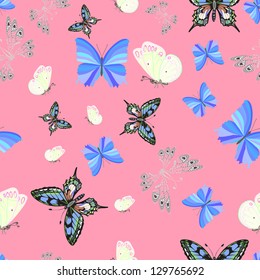 butterfly - seamless pattern