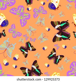 Butterfly - seamless pattern