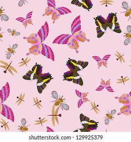 Butterfly - seamless pattern