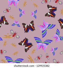 Butterfly - seamless pattern