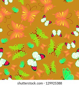 Butterfly - seamless pattern