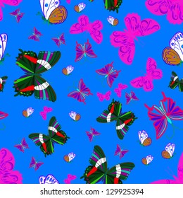 Butterfly - seamless pattern