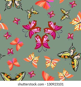 butterfly - seamless pattern
